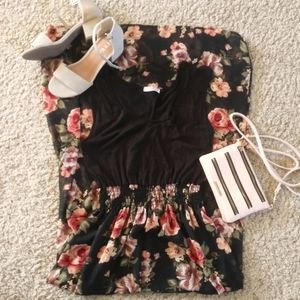 Floral Skirt Maxi Dress